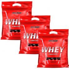 Kit 3 Nutri Whey Protein - Refil Chocolate 907g - Integralm�dica
