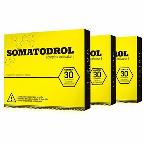 Kit 3 - Somatodrol - 30 tabletes - Iridium Labs