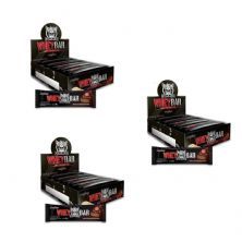 Kit 3 Whey Bar Darkness - 8 Unidades 90g Chocolate Amargo/Castanha - IntegralM�dica