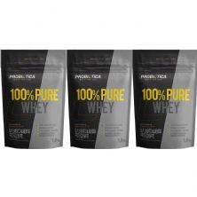 Kit 3X 100% Pure Whey - 1800g Refil Chocolate - Probiotica