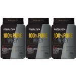 Kit 3X 100% Pure Whey Nova F�rmula - 900g Morango - Probi�tica