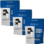 Kit 3X 100% Whey - 900g Refil Cookies & Cream - Max Titanium