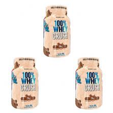 Kit 3X 100% Whey Crush - 900g Chocobear - Under Labz