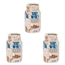 Kit 3X 100% Whey Crush - 900g Cookies Bear & Milk Cream - Under Labz