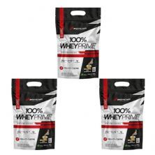 Kit 3X 100% Whey Prime - 900g Refil Leite Condensado - BodyAction