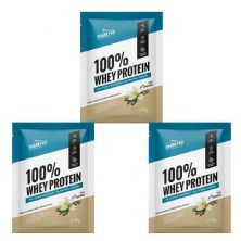 Kit 3X 100% Whey Protein - 1 Sach� 40g Baunilha - Shark Pro