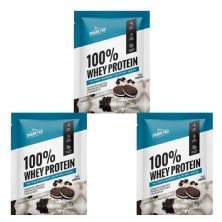 Kit 3X 100% Whey Protein - 1 Sach� 40g Cookies - Shark Pro