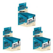 Kit 3X 100% Whey Protein - 10 Sach�s 40g Chocolate Branco - Shark Pro