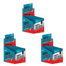 Kit 3X 100% Whey Protein - 10 Sach�s 40g Morango - Shark Pro