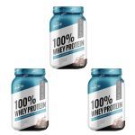 Kit 3X 100% Whey Protein - 900g Chocolate - Shark Pro