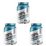 Kit 3X 100% Whey Protein - 900g Cookies - Shark Pro