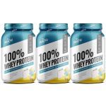 Kit 3X 100% Whey Protein - 900g Leitinho - Shark Pro