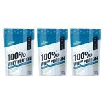 Kit 3X 100% Whey Protein - 900g Refil Leitinho - Shark Pro