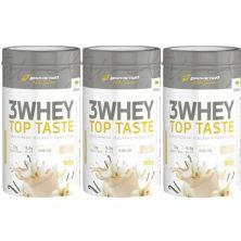 Kit 3X 3 Whey Top Taste - 900g Baunilha - Body Action
