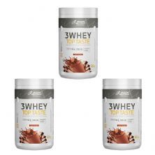 Kit 3X 3 Whey Top Taste - 900g Chocolate - Body Action