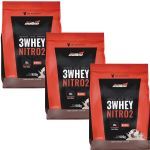 Kit 3X 3Whey Nitro 2 - 900g Refil Cookies e Cream  - New Millen