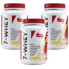 Kit 3X 7 Whey Creamy - 900g Banana - Vitafor