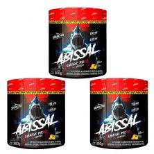 Kit 3X Abissal Pre Workout - 300g Abacaxi - Shark Pro