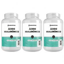 Kit 3X �cido Hialur�nico 150mg - 60 C�psulas - NewNutrition