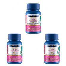 Kit 3X Acido Hialur�nico - 30 C�psulas - Catarinense Nutri��o