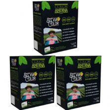 Kit 3X Adocante Stevia Color - 50 Sach�s de 0,8g - Color Andina