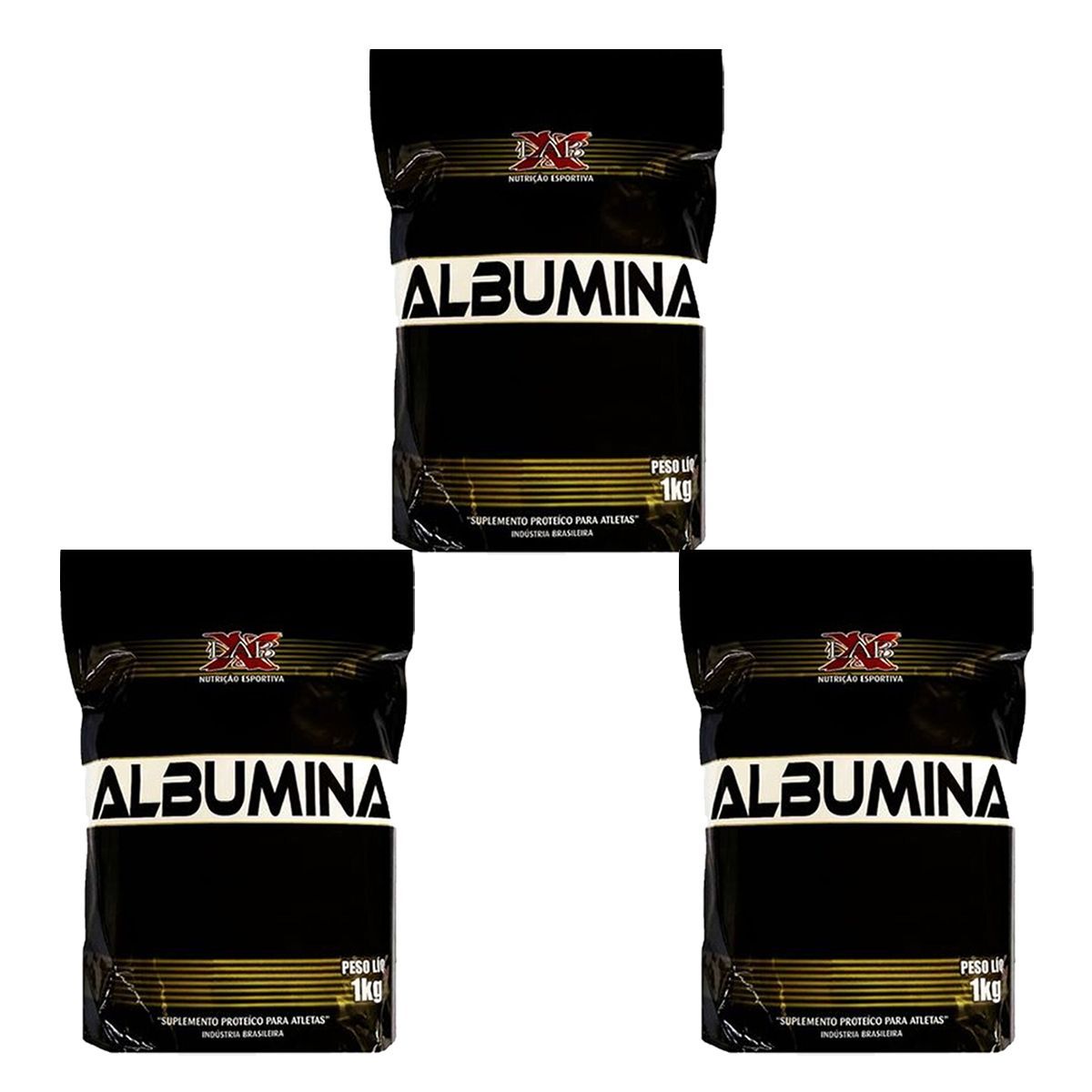 Kit 3X Albumina - 1000g Cookies and Cream - X-Lab