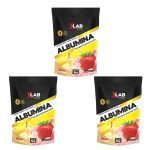Kit 3X Albumina - 1000g Morango com Banana - X-Lab