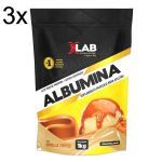 Kit 3X Albumina - 1000g Vanilatoffe - X-Lab