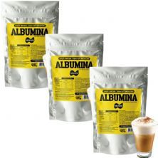 Kit 3X Albumina - 420g Refil Caf� Mocaccino - Naturovos