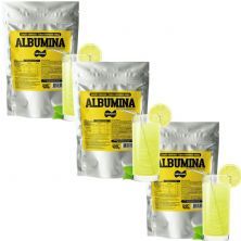 Kit 3X Albumina - 420g Refil Limonada Su��a - Naturovos