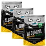 Kit 3X Albumina - 500g Abacaxi com Hortel� - Prote�na Pura