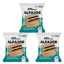 Kit 3X Alfajor Proteico - 1 Unidade 50g Cookies�N Cream - NewNutrition