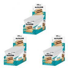 Kit 3X Alfajor Proteico - 10 Unidades 50g Cookies�N Cream - NewNutrition