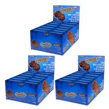 Kit 3X Amendo Cookie - 12 Unidades 45g Gotas de Chocolate - Amendomel