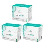 Kit 3X Aminnu - 30 Sach�s 10g Lim�o - Central Nutrition
