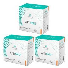 Kit 3X Aminnu - 30 Sach�s 10g Tangerina - Central Nutrition