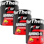 Kit 3X Amino-9 Essenciais - 300g Lim�o - FTW