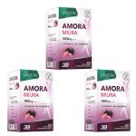 Kit 3X Amora Mi�ra Premium 750mg  - 60 C�psulas - Lauton Nutrition
