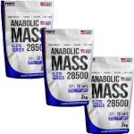 Kit 3X Anabolic Mass 28500 Refil Stand-Up - 3000g Baunilha - ProFit