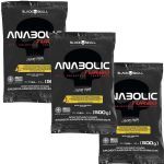 Kit 3X Anabolic Turbo - 500g Refil Neutro - Black Skull