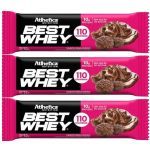 Kit 3X Barra Proteica Best Whey - 1 Barra 32g Brigadeiro - Atlhetica Nutrition