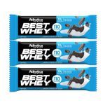Kit 3X Barra Proteica Best Whey - 1 Barra 32g Cookies & Cream - Atlhetica Nutrition