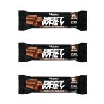 Kit 3X Barra Proteica Best Whey - 1 Barra 49g Chocolate Crocante - Atlhetica Nutrition