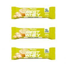 Kit 3X Barra Proteica Best Whey - 1 Barras 49g Torta Al Limone - Atlhetica Nutrition