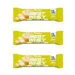 Kit 3X Barra Proteica Best Whey - 1 Barras 49g Torta Al Limone - Atlhetica Nutrition