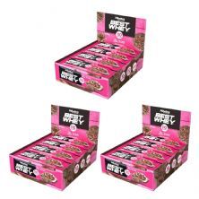 Kit 3X Barra Proteica Best Whey - 12 Barras 32g Brigadeiro - Atlhetica Nutrition