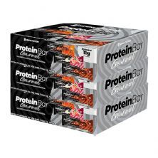Kit 3X Barra Proteica Gourmet - 12 Unidades de 40g Frutas Vermelhas  - NewNutrition