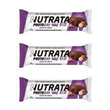Kit 3X Barra Protobar Whey - 1 Unidade 70g Avel� - Nutrata