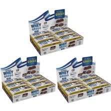 Kit 3X Barra Whey Grego Bar - 12 Unidades de 40g Brigadeiro - Nutrata
