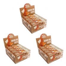 Kit 3X Barrinha de Proteina - 12 Barras 45g Doce de Leite - Eat Clean